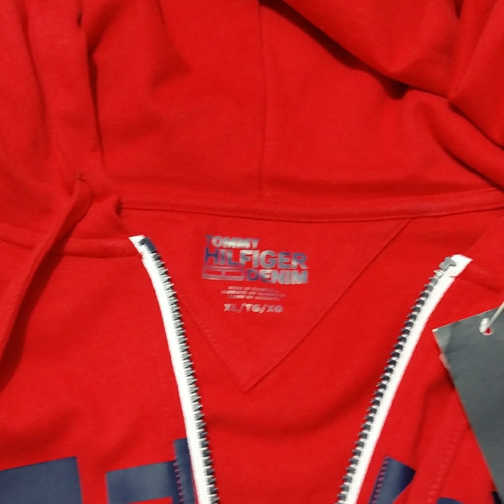 NWT Tommy Hilfiger Hoodie Men's Size L-XL - Picture 3 of 8